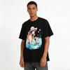 Warm Parent Child Swimming Time Printed Adult T-Shirt Pure Cotton T-shirt