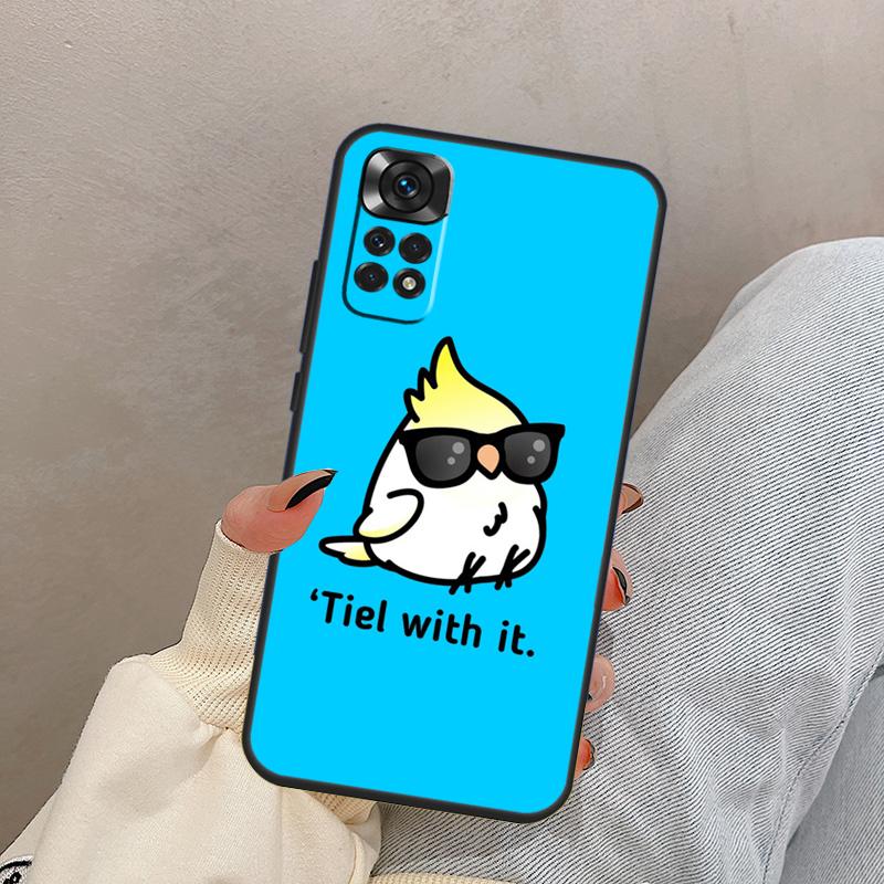 

Cartoon Animal Chubby Cockatiel For Xiaomi Redmi Note 14 9 10 11 12 13 15 Pro Plus Case Cover For Redmi 15C 14C 12C 10C 13C Redmi 12C