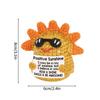 Crochet Doll Finished Crochet Animals Fruit Ornament Cartoon Hand Woven Octopus Frog Ornament Cute Room Decor Desk Decorations