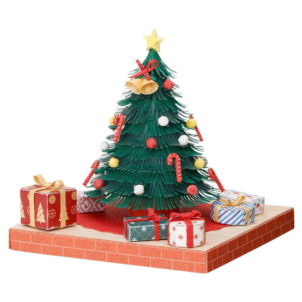 Kawada Paper Nano 360 Christmas Tree x 12 x 17 Ages 12 and Paper Craft Miniature Interior PS-17, 0.7 cm, Up, Kit, Kit, Decoration, PS-17