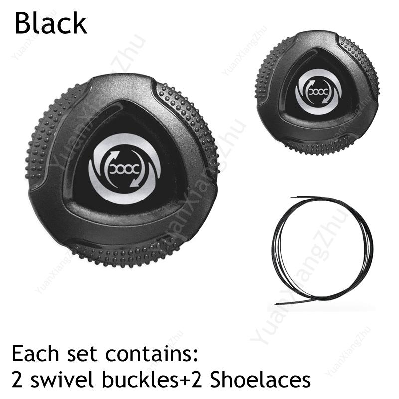 New Automatic Laces Sneakers Swivel Buckle Shoelaces Without Ties Adults Kids Lazy No Tie Shoe Laces Shoe Accessories 1Pair