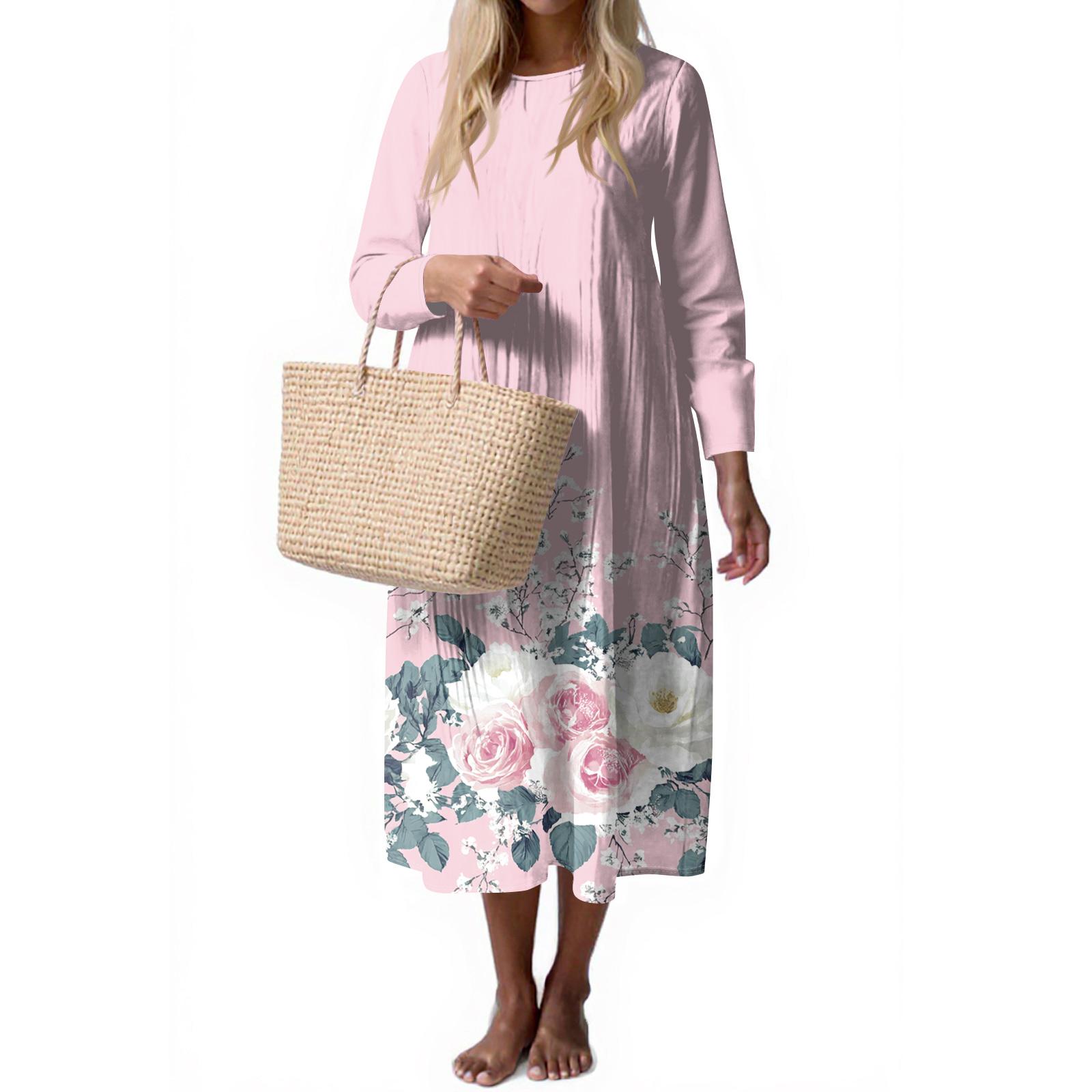 

Женское модное повседневное платье без рукавов с круглым вырезом, однотонное, элегантное, темпераментное XXL розовый