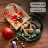 Christmas Eve Candy & Small Gift Apple Bag with Festive Design