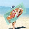 Personalized "Adventurous Forest Friends" Beach Towel Microfiber Beach Towel Thin Absorbent for Beach Swimming Yoga Bath Sports. 0910322