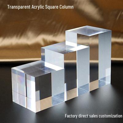 Acryl Kristallwürfel Riser: Klarer Plexiglas-Displayständer für Schmuck & Kosmetik