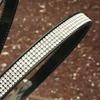 Shiny Multi-Tooth Hair Styling Comb with Color Diamond Hairband