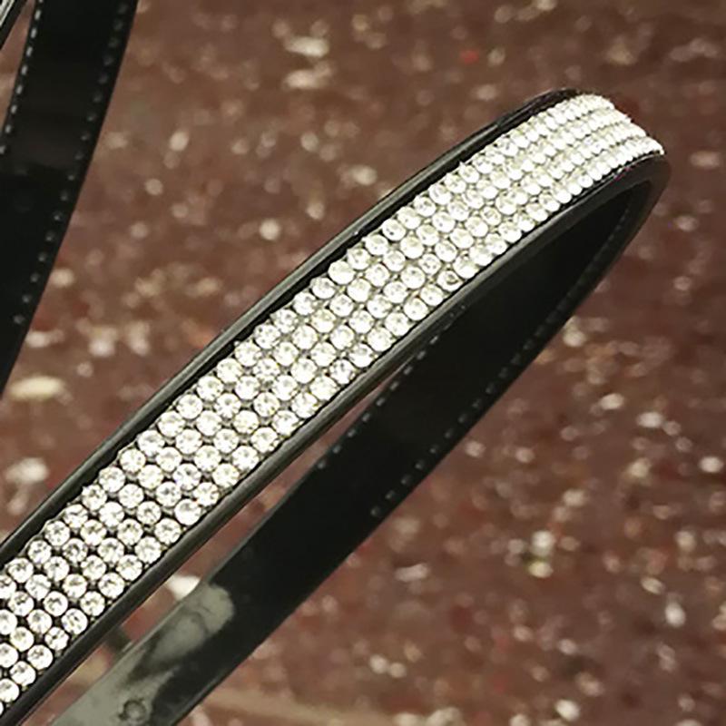 Shiny Multi-Tooth Hair Styling Comb with Color Diamond Hairband