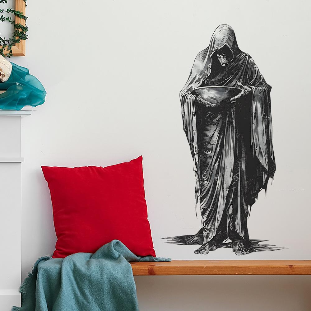 Halloween Magic Wizard Bedroom Living Room Porch Home Decoration Wall Stickers