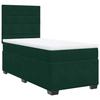 Maison Exclusive - Sommier à lattes de lit avec matelas Vert foncé 100x200 cm