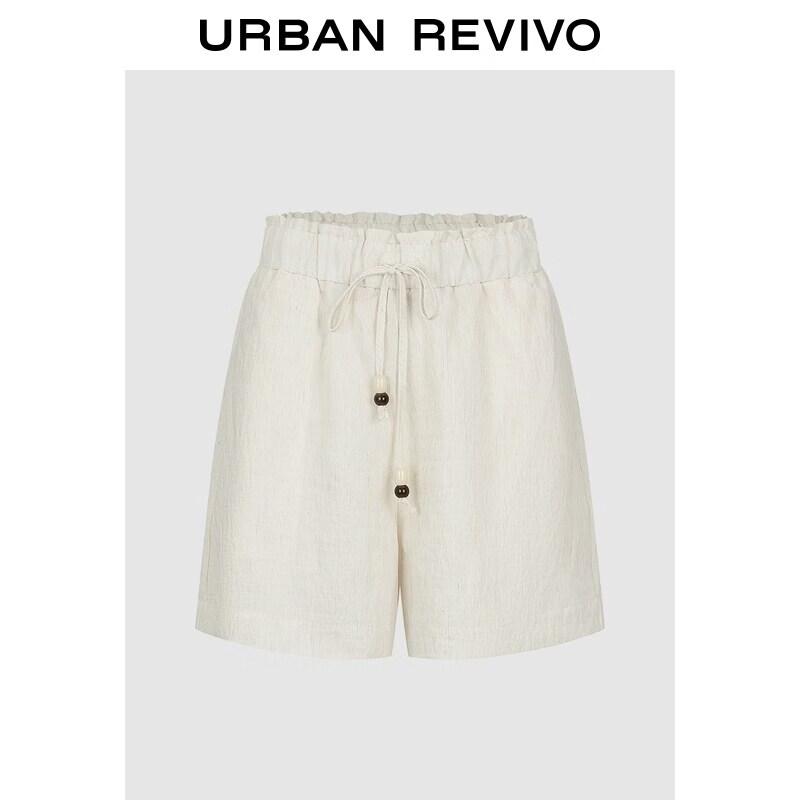 Women s Summer Casual Beaded Drawstring Shorts S