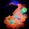 10Pcs Luminous Wall Sticky Balls Toy Colorful Glow In The Dark Dream Balls Bounce Back To You Bouncy Ceiling Balls Stress Relief Vent Toy for Kids