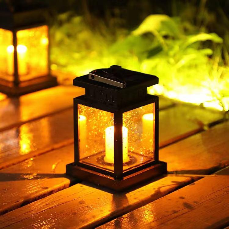 Solar Copper Wire Star Lantern: Outdoor Waterproof Hanging Light for Courtyard, Balcony, or Landscape Decoration