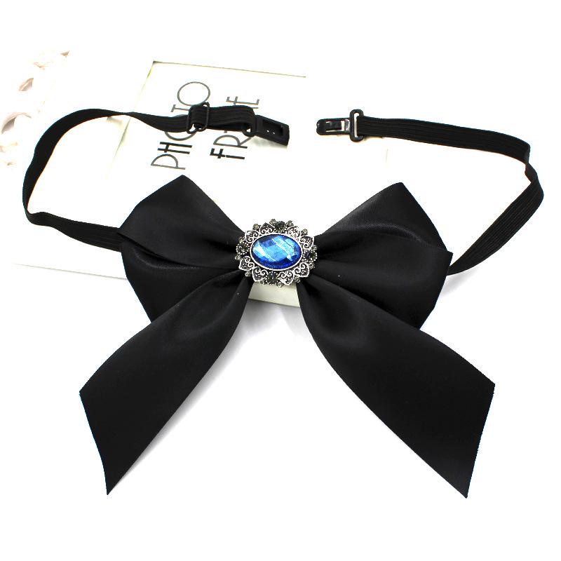 Korean Style Satin Bow Tie Collar Accessory for Hotel Staff