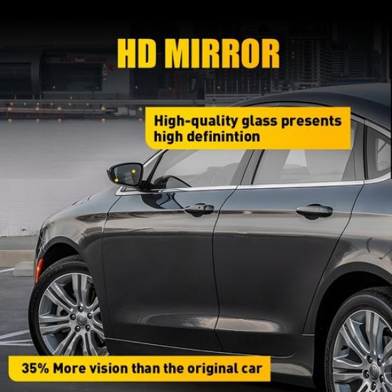 Driver Left Side Mirror W/ Glass Electric Heated For 2011- Dodge Charger