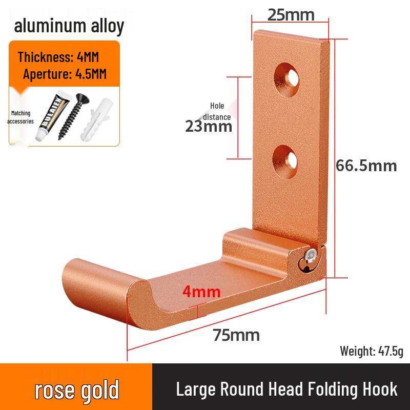

Rongyu Hidden Folding Wall Hooks