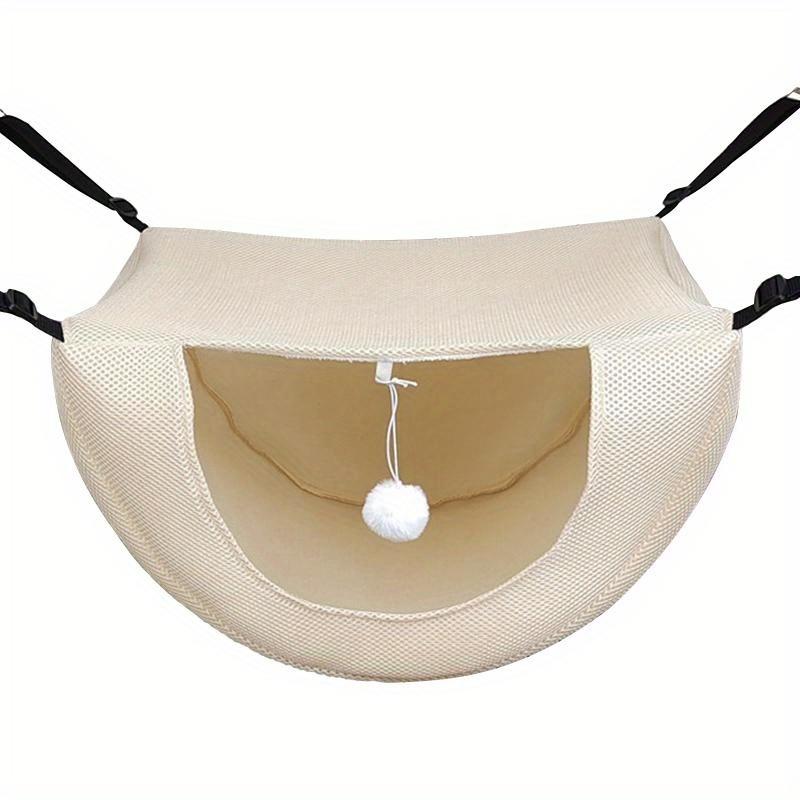 Breathable Mesh Cat Hammock Bed Hanging Cave Bed for Cage Table Wall Mount Adjustable Cat Hammock Sleeping Nest for Indoor Use