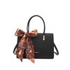 New high-end fashion handbag 2025 simple and popular versatile silk scarf high-end texture shoulder messenger women's bag