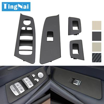 4 Colors Car Interior Door Window Lift Switch Button Panel Trim Cover Replace For BMW 5 Series G30 G31 F90 525i 530i