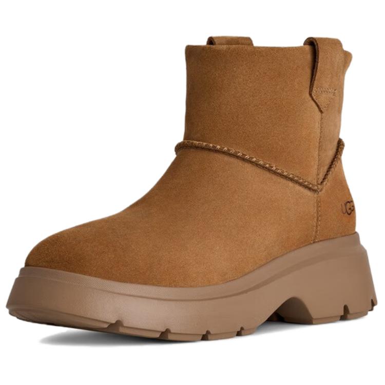 UGG Calimuze Mini Pull On Comfortable Simple Snow Boots Women Boots Brown 1174516-CHE