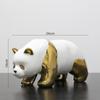 Simple Electroplating Cute Panda Decoration Living Room Desktop Light Luxury Home Decoration Wine Cabinet Office Ceramic Crafts