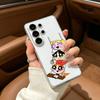 Cute The P-Powerpuff-es Cartoon Girls Clear Phone Case for Samsung S25, S24, S21, S22, S23, S30, Ultra, S20, Plus, FE, Lite
