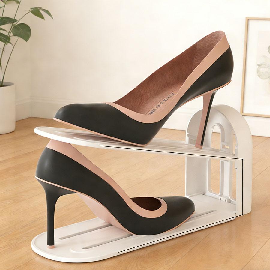 2pcs Home Doorway New Multi-Layer Shoe Cabinet Storage Organizer Shoe Rack Foldable Slippers Space-Saving