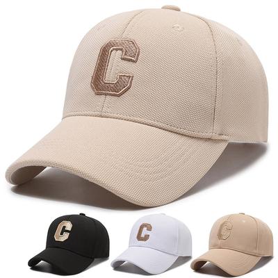 Neue Herren- und Damenmode-Baseballmütze, luxuriöses Buchstaben-Stickerei-Design, Trucker-Straße, Wandern, Radfahren, Reisen, Sport-Fit-Mütze
