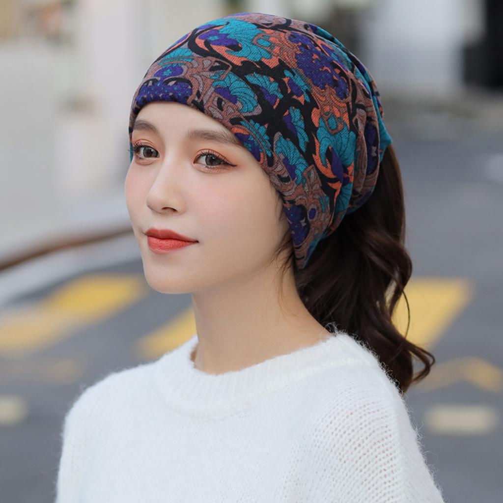 Women's Warm Dual-use Pullover Sports Hat Casual Ear Cap