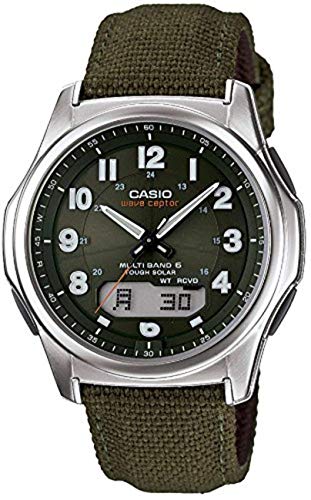 

[CASIO] CASIO Watch WAVE CEPTOR Supports 6 Stations World Wide Wave Solar WVA-M630B-3AJF Men s Size: H4.51 x W4.21