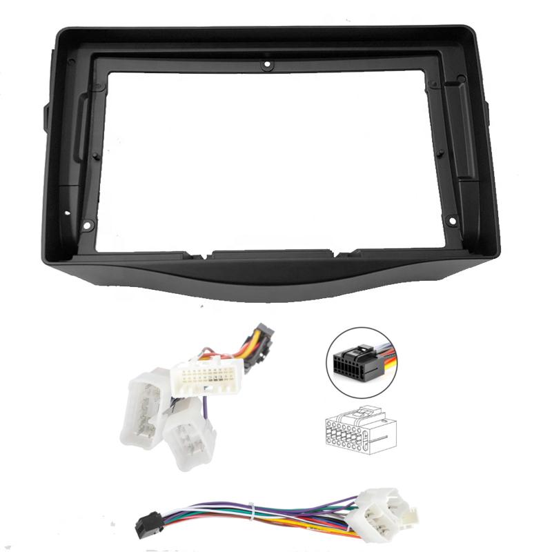 2 Din 10.1inch  Car DVD Frame Audio Fitting Adaptor Dash Trim Kits Facia Panel For Toyota RAV4 2007-2012 Double Din Radio Player