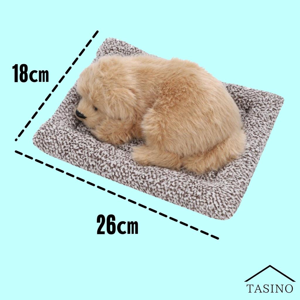 TASINO Dog Plush Toy Figurine Golden Retriever 26 X 18 Cm Realistic Cute Lifelike Car Deodorizer
