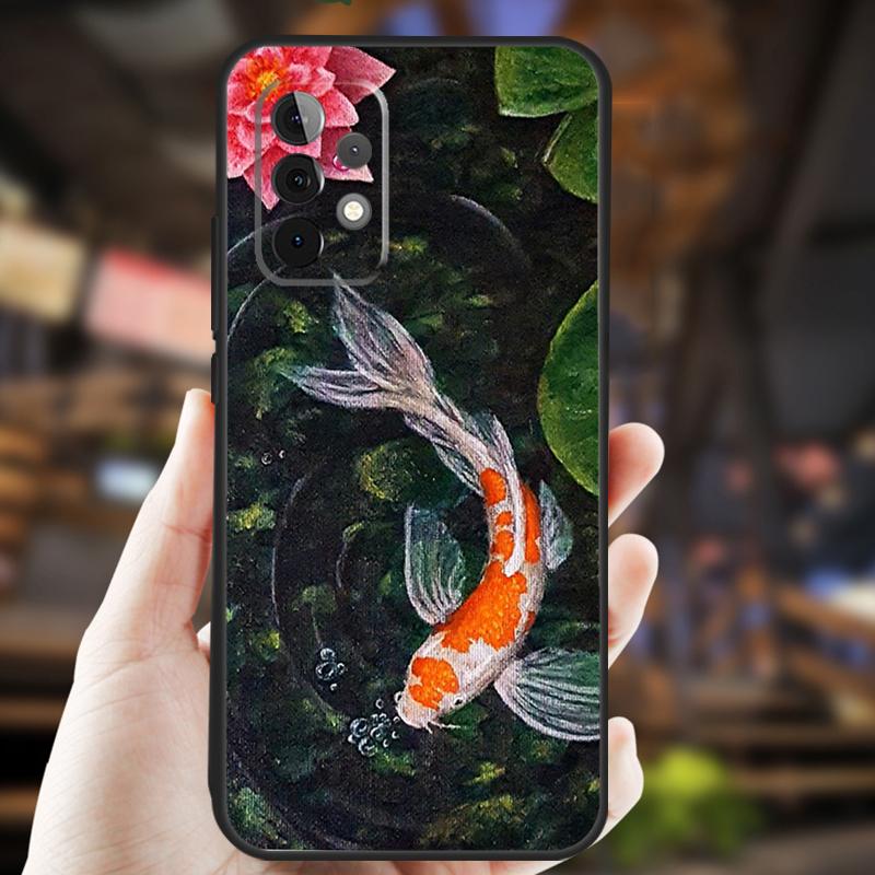 Koi Karpfen Hülle Für Samsung Galaxy A26 A54 A14 A36 A16 A33 A56 A15 A55 A53 A35 A22 A32 A52 A34 A05 A06
