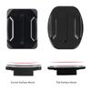 Plakbare Helmbevestiging Vlakke & Gebogen Basis met 3M Waterdichte Tape, Actiecamera Dashboard Plakbevestiging voor GoPro Hero 13 12