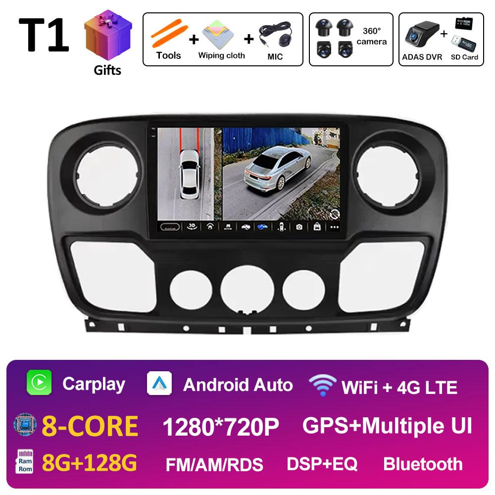 For Renault Master Lll 3 2011 - 2021 GPS Navigation Car Radio Video Multimedia Player Android 14 WIFI Wireless Carplay Head Unit
