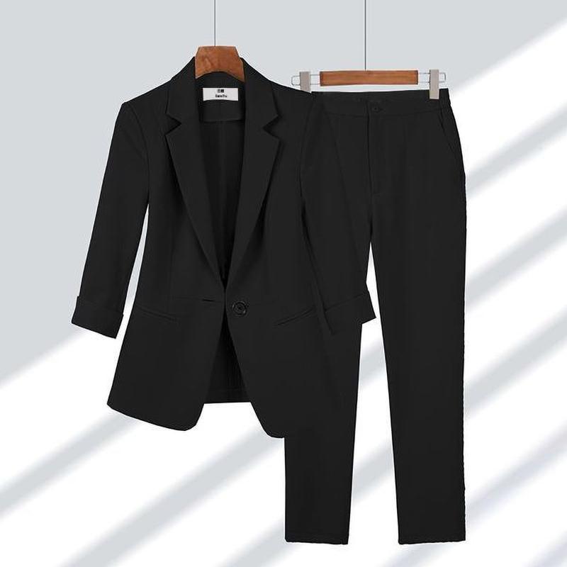 Professional Wear Casual Nine Point Sleeve Suit Women's Clothing