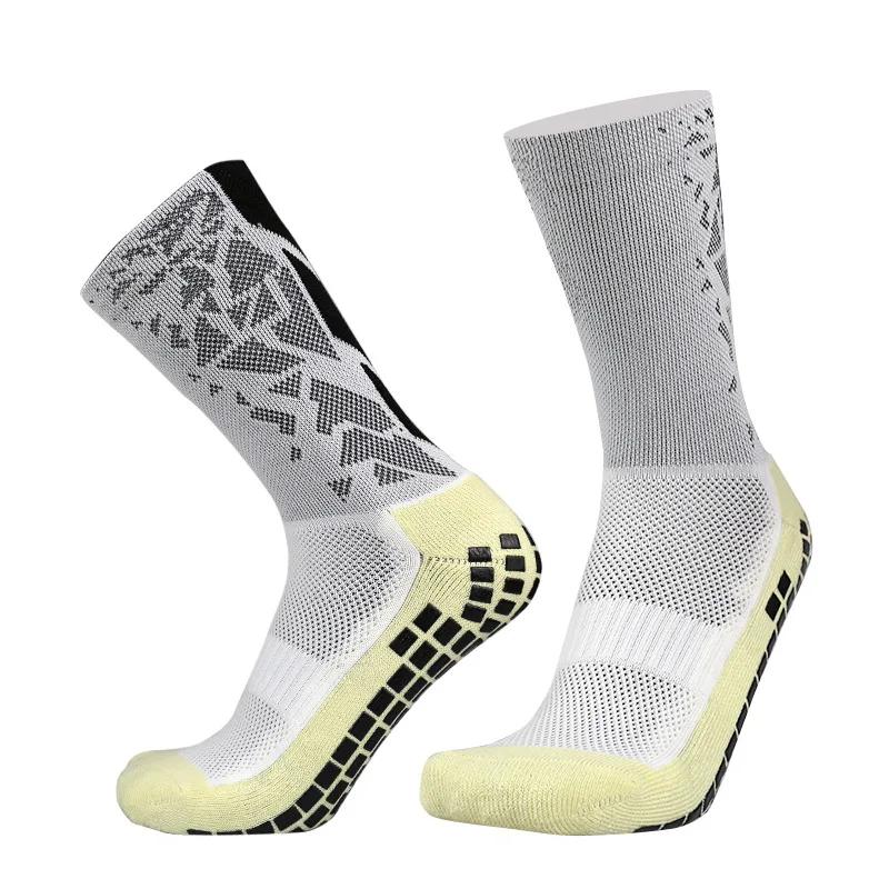 1Pairs Professional Men and Women Camouflage Arrow Soccer Socks Breathable Active Silicone Anti Slip Grip Football