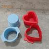 Heart And Circle Cake Pop Cutter Set 2-in-1 Plastic Cake Mold for Uniform Baking Cake Plunger Cutter