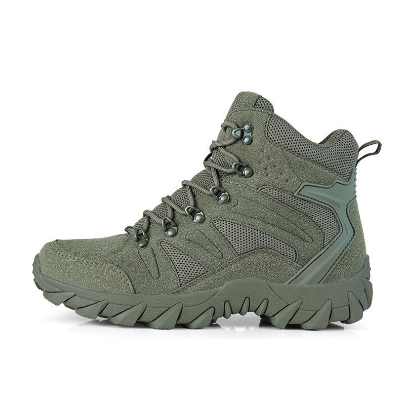 Men's Plus Size Breathable Non-slip High-Top Hiking Combat Boots