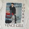Vintage Vince Gill 1994 When Love Finds You Tour Shirt Unisex S bis 5XL CS022 Unisex T-Shirt