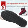 Women's Winter Cotton Boots: Mid-Calf, Plus Velvet Lining, Thickened for Warmth, Comfortable Soft Sole, Outdoor Wear, Casual Cold Protection.