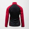 Veste col cheminée softshell bi color rouge zip noir femme Femme ROSSIGNOL