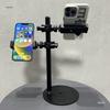 Dual Camera Live Broadcast Stand with Overhead Shooting for Universal Mirrors