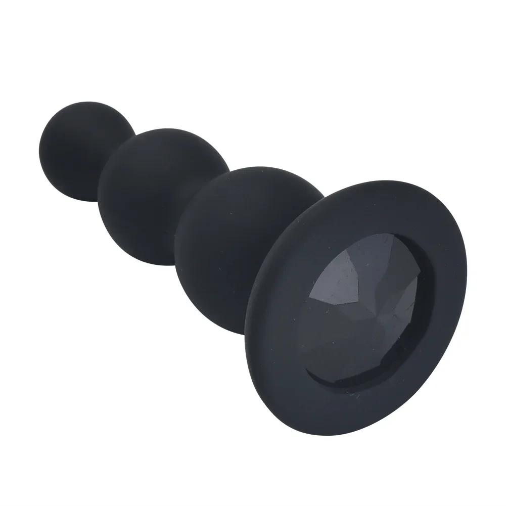 Mini Anal Plug Sex Toys Silicone Crystal Annal Extreme Butt Buttplug for Woman Prostate Massager Stimulator Adult Tooys Man
