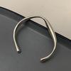 European American Asymmetrical Retro Bracelet - Women's Simple Light Ring Punk Jewelry