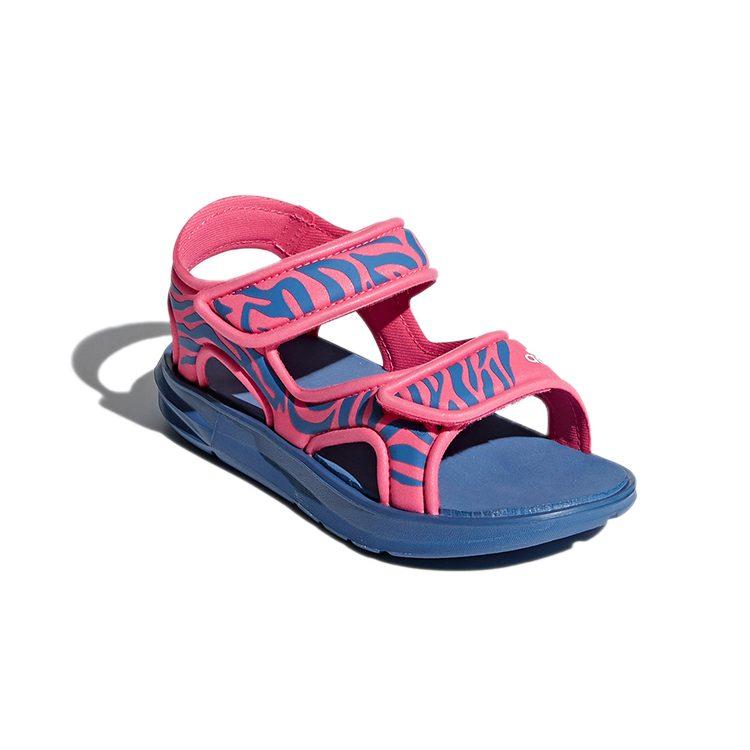 Adidas Zump C Abrasion Resistant Children's Sandals Blue Pink Multicolor Children Aged 3 7 Years Old DB2527