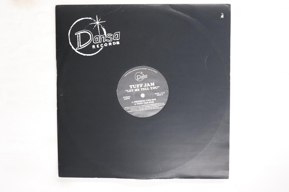 

12-дюймовая пластинка TUFF JAM Let Me Tell You DAN1115 DANSA RECORDS 1996 UK Dance Electronica Б/у