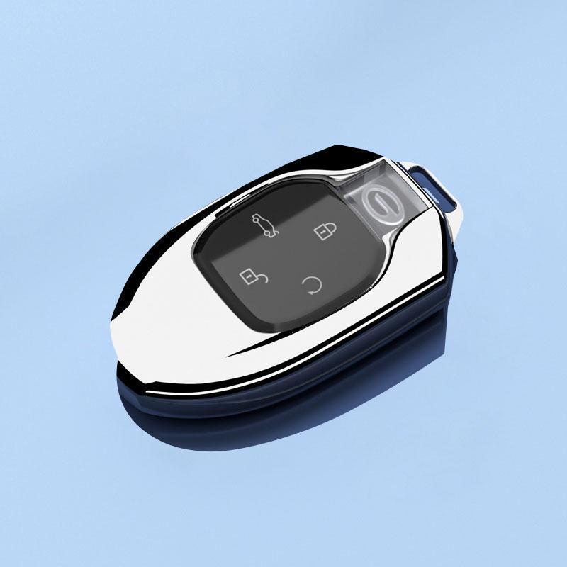 Protective Key Case for 25 New GAC Trumpchi GS4 - Complete Shell with Decorative Pendant