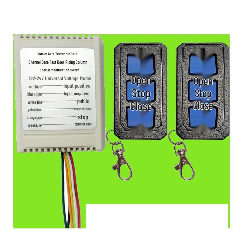 220V Smart Three-Way Remote Control Module with 12V-24V Wide Voltage and 433MHz