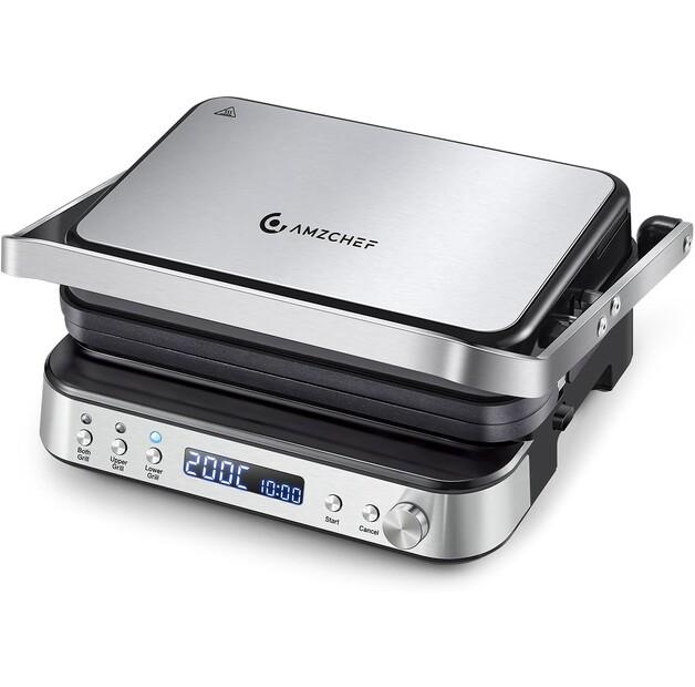 Контактный гриль Amzchef LS-GC02C-H-WP Optigrill 3-in-1
