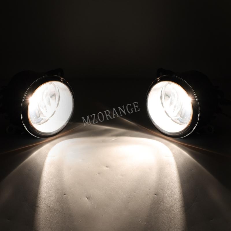 2x Fog Lights for FORD FOCUS fog Lamps for Renault DUSTER For Suzuki GRAND VITARA 2 2005-2015 glass lens car accessories parts